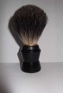 black badger hair shaving brush wood handle  