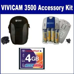  Vivitar ViviCam 3500 Digital Camera Accessory Kit includes 