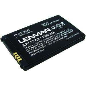 New Lenmar Clz313lg Lg Lgip 340n Replacement Battery 3.7V 1,000 Mah Li 
