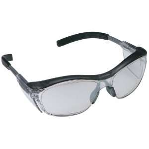 AO Safety 11413 Nuvo Mirror Lens Safety Glasses, Translucent Gray 