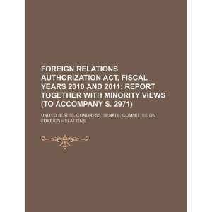 Foreign Relations Authorization Act, Fiscal Years 2010 and 