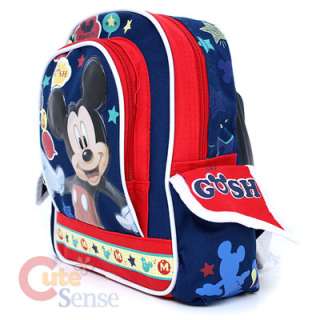 Disney Mickey Mouse School Backpack/Bag  Say Cheese  10 Small
