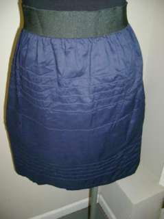 Alfani Petite Navy Blue Elastic Waist Skirt PL NWT $59  