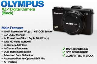 Olympus XZ 1 10MP Digital Camera (Black)   New 846431032704  
