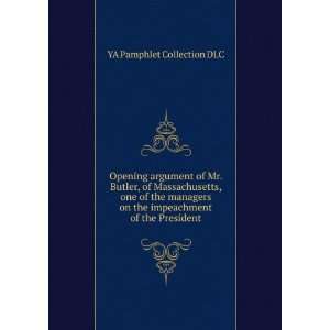   impeachment of the President (9785875136290) YA Pamphlet Collection