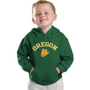  Oregon Ducks Kids 4 7 Green Tackle Twill Hooded Sweatshirt 