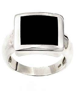 Sterling Silver Black Onyx Ring  