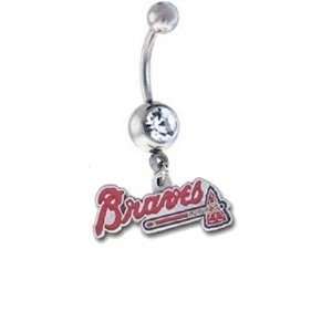  Atlanta Braves MLB Belly Navel Ring Jewelry