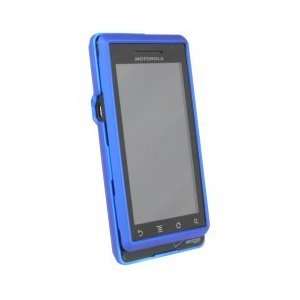  Motorola A855 Droid Dark Blue Rubberized protective shield 