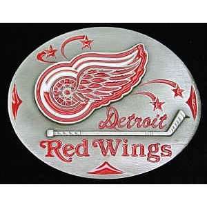  Detroit Red Wings Pewter Belt Buckle