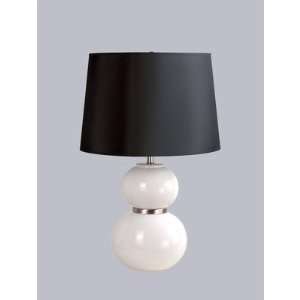  Keal Table Lamp with Classic Shade in White
