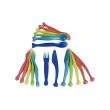 IKEA KALAS FLATWARE 18 PIECES MULTI COLORED NEW AND BPA FREE MW/DW 