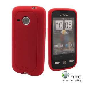   Cover for Verizon HTC Driod Eris 6200   Red Cell Phones & Accessories