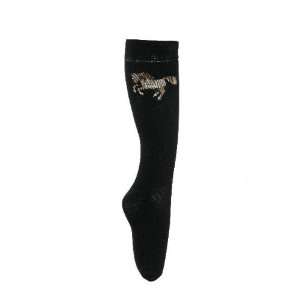  TuffRider Appaloosa Horse Socks   Black   Standard Sports 