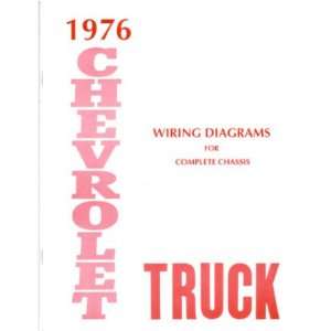  1976 CHEVROLET TRUCK Wiring Diagrams Schematics 