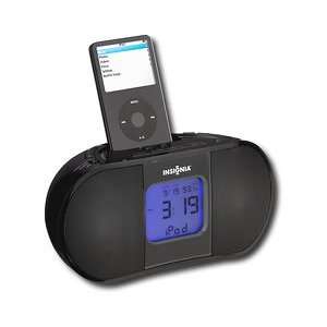  Insignia®   Digital Clock Radio with Apple® iPodTM Dock  