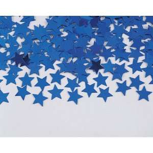  Blue Star Confetti   Metallic