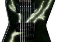 Dean Dimebag Guitar, Black Bolt Musical Instruments
