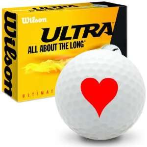  Heart 7   Wilson Ultra Ultimate Distance Golf Balls 