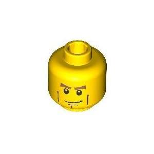   Head (Chin Dimple and Smirk)   LEGO Minifigure Piece Toys & Games