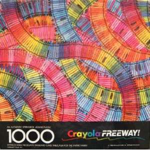  Crayola Freeway ~ 1000 pc. Jigsaw Puzzle Toys & Games