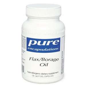  Flax/Borage Oil 250 Capsules   Pure Encapsulations Health 