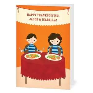  Happy Thanksgiving Greeting Cards   Kids Table By Rosy 