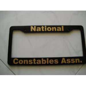  National Constable Association License Frame Police 