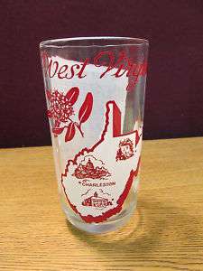 Big Top Peanut Butter State Song Glass  West Virginia  