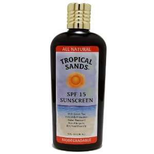  Tropical Sands All Natural SPF 15 Biodegradable Sunscreen 
