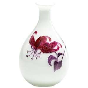  Medium Lily White Glass Vase