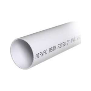 Central Vacuum PCV Pipe, White. 8 Section  Kitchen 