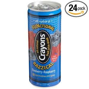 Crayons Razzical Blueberry Raspberry Drink, 8 Ounce Cans (Pack of 24)