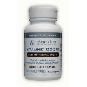   ) CoQ 10 200 mg Chocolate 30 Chewable Wafers