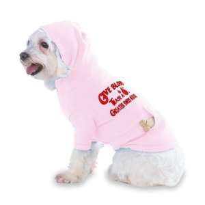  Give Blood Tease a Greater Swiss Mtn Dog Hooded (Hoody) T 