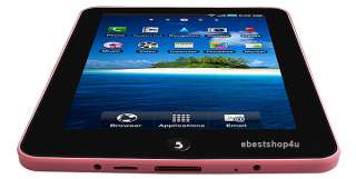 New MID 806 Google Android 8” Tablet PC 2GB W/ Case Pink Color 