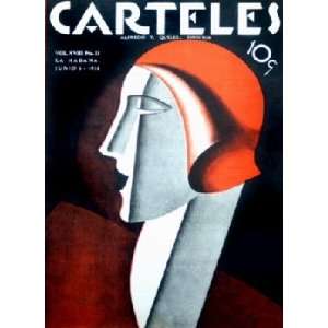  Art Deco Vintage Carteles 1931 Magazine Cuba.