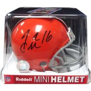  Joshua Cribbs Cleveland Browns Autographed Mini Helmet 