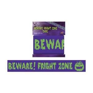    Fright Zone Party Tape 3in. x 20ft. 1/Pkg, Pkg/12 Toys & Games