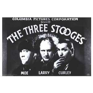 Three Stooges Movie Poster, 36 x 24 