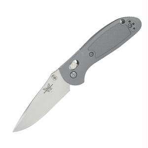  Benchmade Knives Mini Griptilian, Gray Zytel, Drop Point 