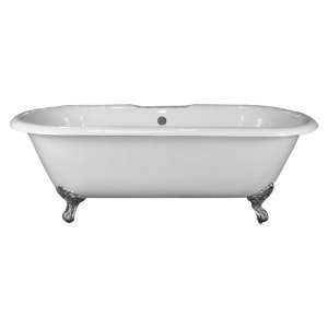  Barclay 67 Inch Cast Iron Double Roll Top Clawfoot Tub 