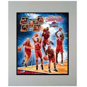  2009 Cleveland Cavaliers Photograph in an 11 x 14 Matted 