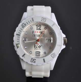 2012 New Style Calendar Silicone Dial Unisex Casual Wrist Watch **IM 