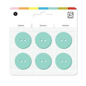   Notions 23mm Colored Buttons, Eggshell Arts, Crafts & Sewing