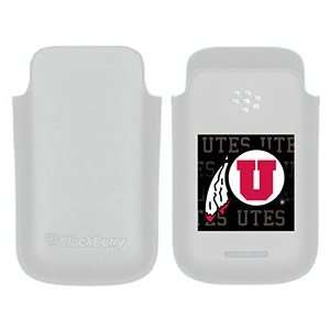  University of Utah Full on BlackBerry Leather Pocket Case 