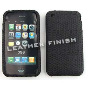 Apple iPhone 3G/3GS   Honey Black, Leather Finish  Gel/Case/Cover 