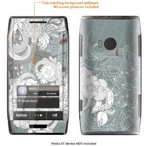   Decal Skin STICKER for Nokia X7 case cover X7 61 Electronics