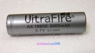 18650 Lithium Li ion Rechargeable 3.7V 3000mAh Battery  