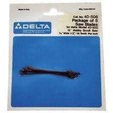 Delta 40 506 Scroll Saw Replacement Blades (G065 5)  